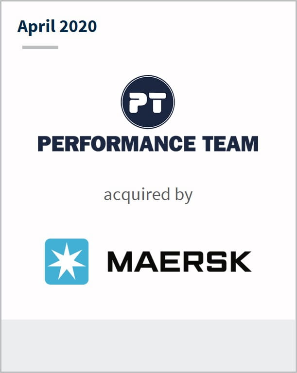 April 2020 Performance Team has been acquired by Maersk