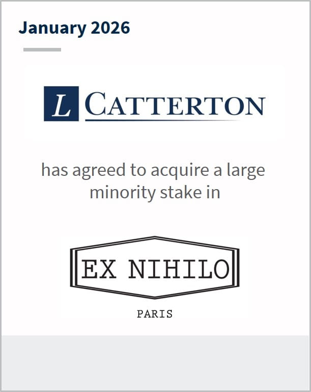 January 2026 L Catterton has agreed to acquire a large minority stake in EX Nihilo Paris